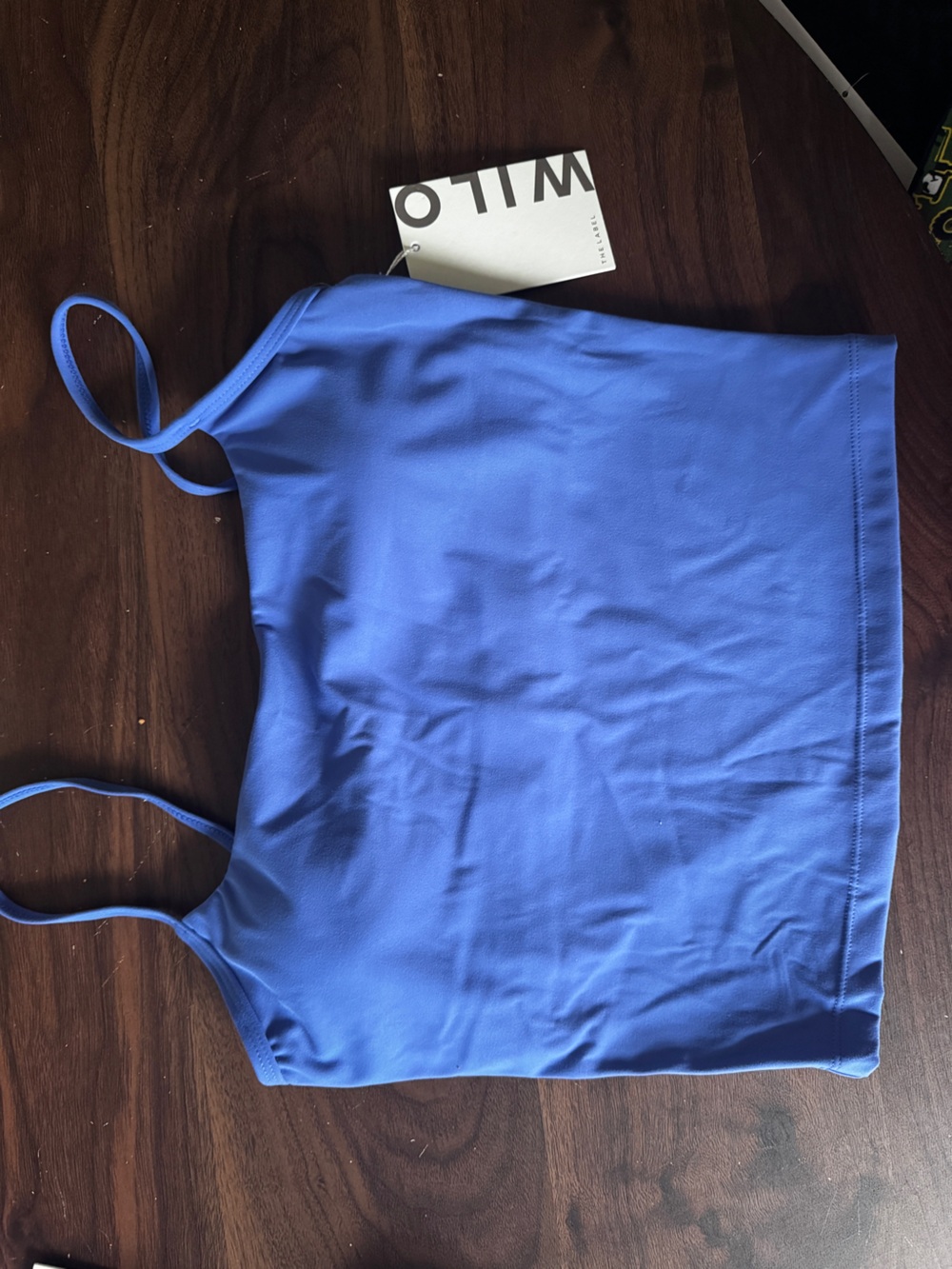WILO THE LABEL SCULPT TANK SICILY BLUE